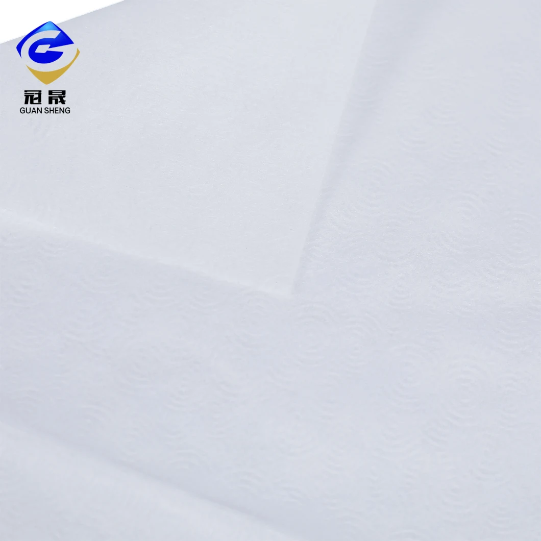 China Manufacture Printing&Mesh&Plain&Pearl DOT&Wave 1.6m/2.4m/3.2m Spunlace Non Woven Textile Fabric